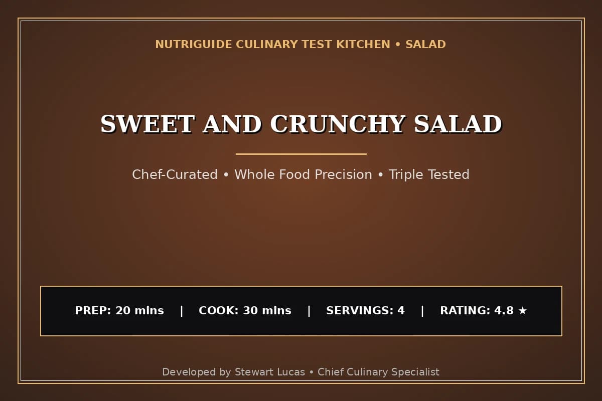 Sweet And Crunchy Salad
