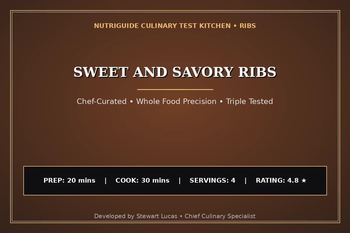 Sweet And Savory Ribs