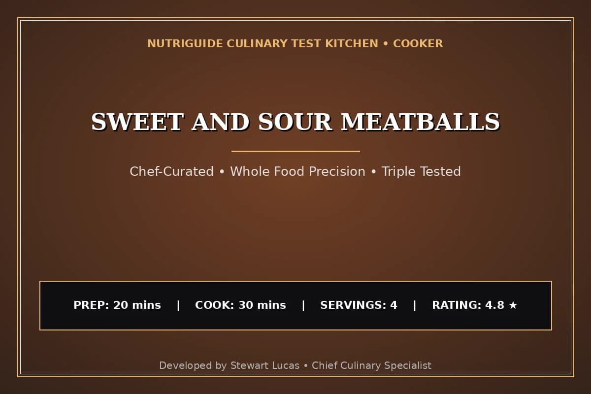 Sweet And Sour Meatballs