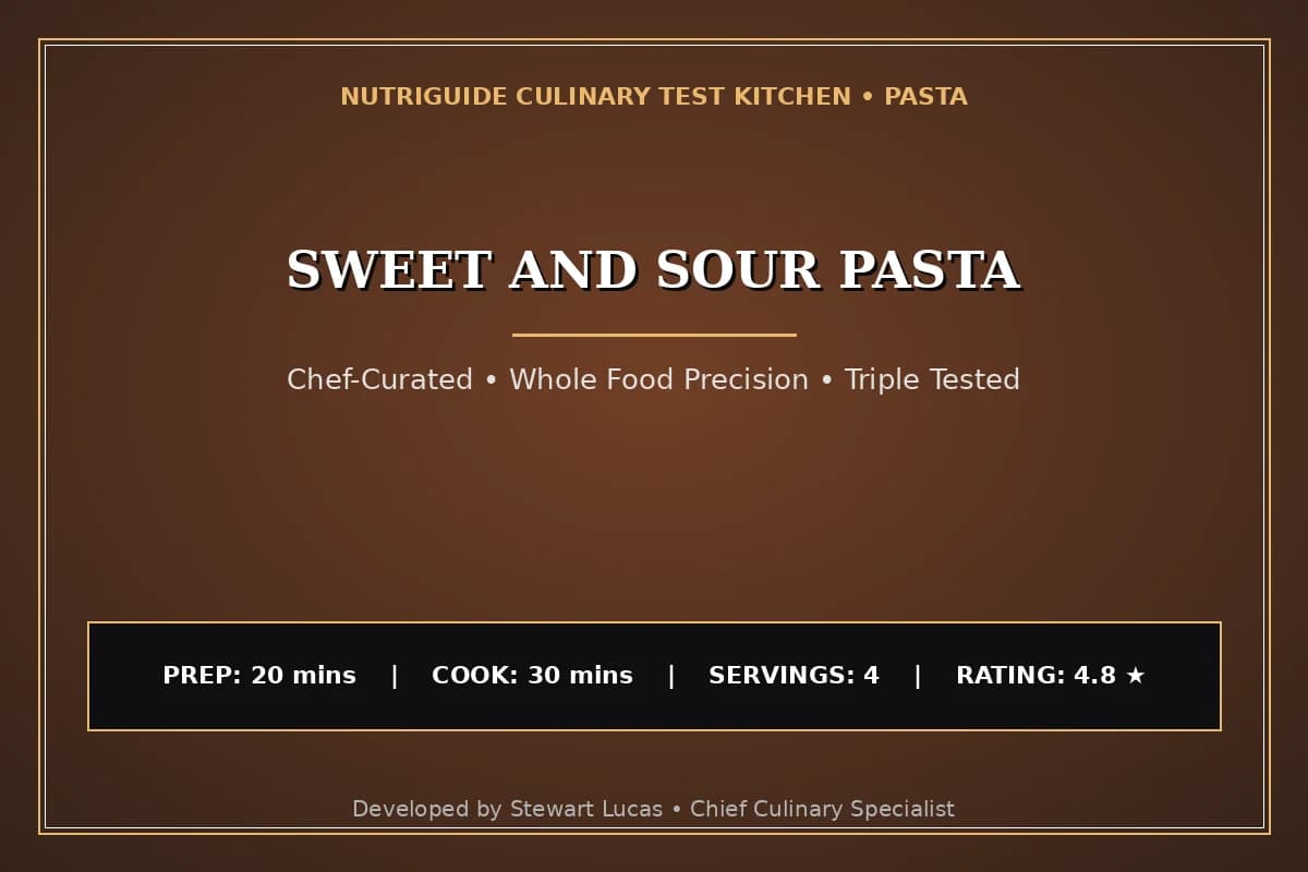 Sweet And Sour Pasta