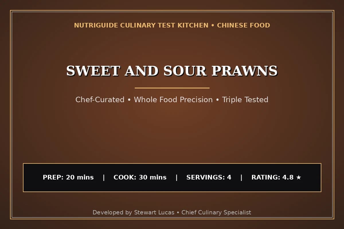 Sweet And Sour Prawns