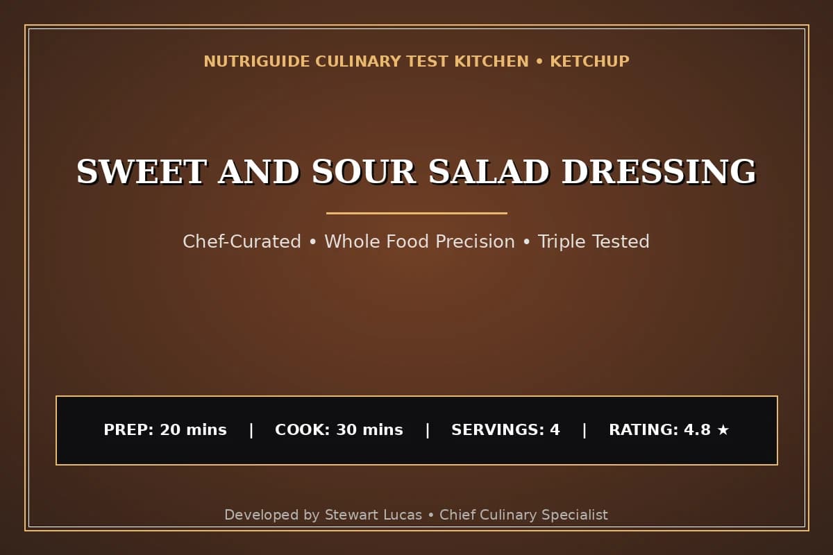 Sweet And Sour Salad Dressing