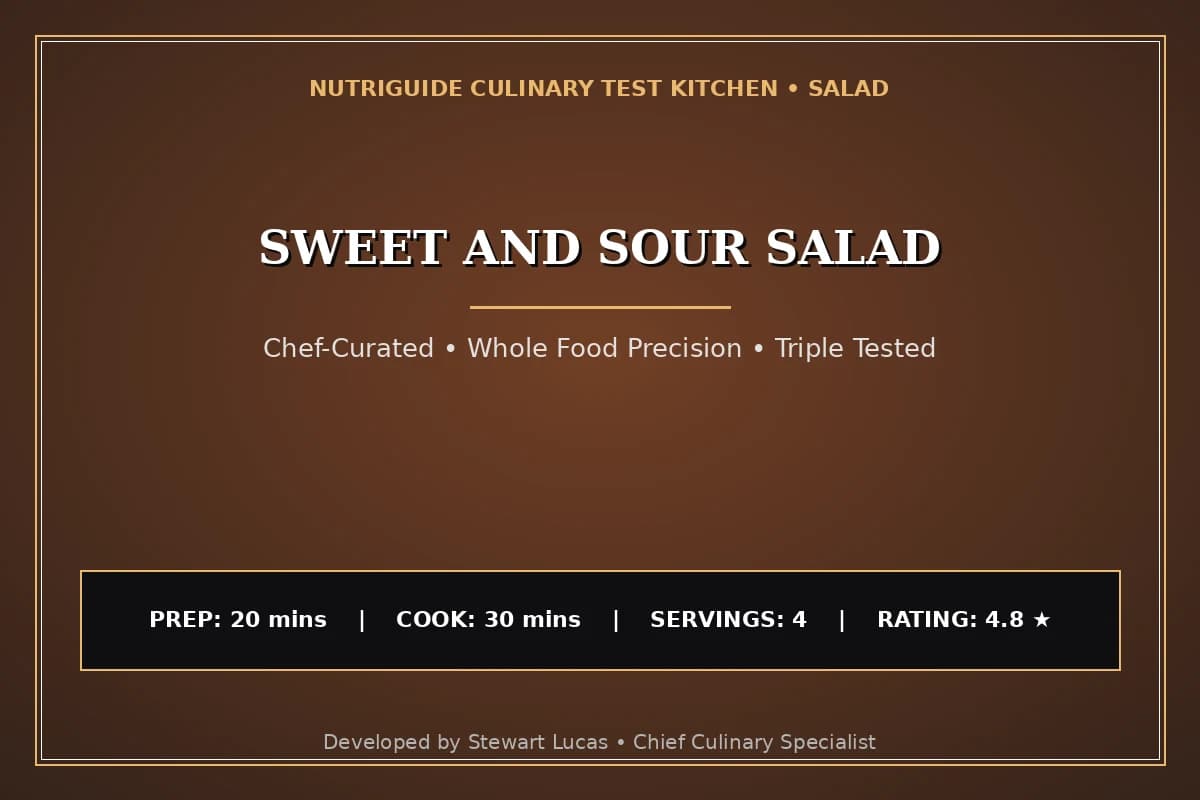 Sweet And Sour Salad
