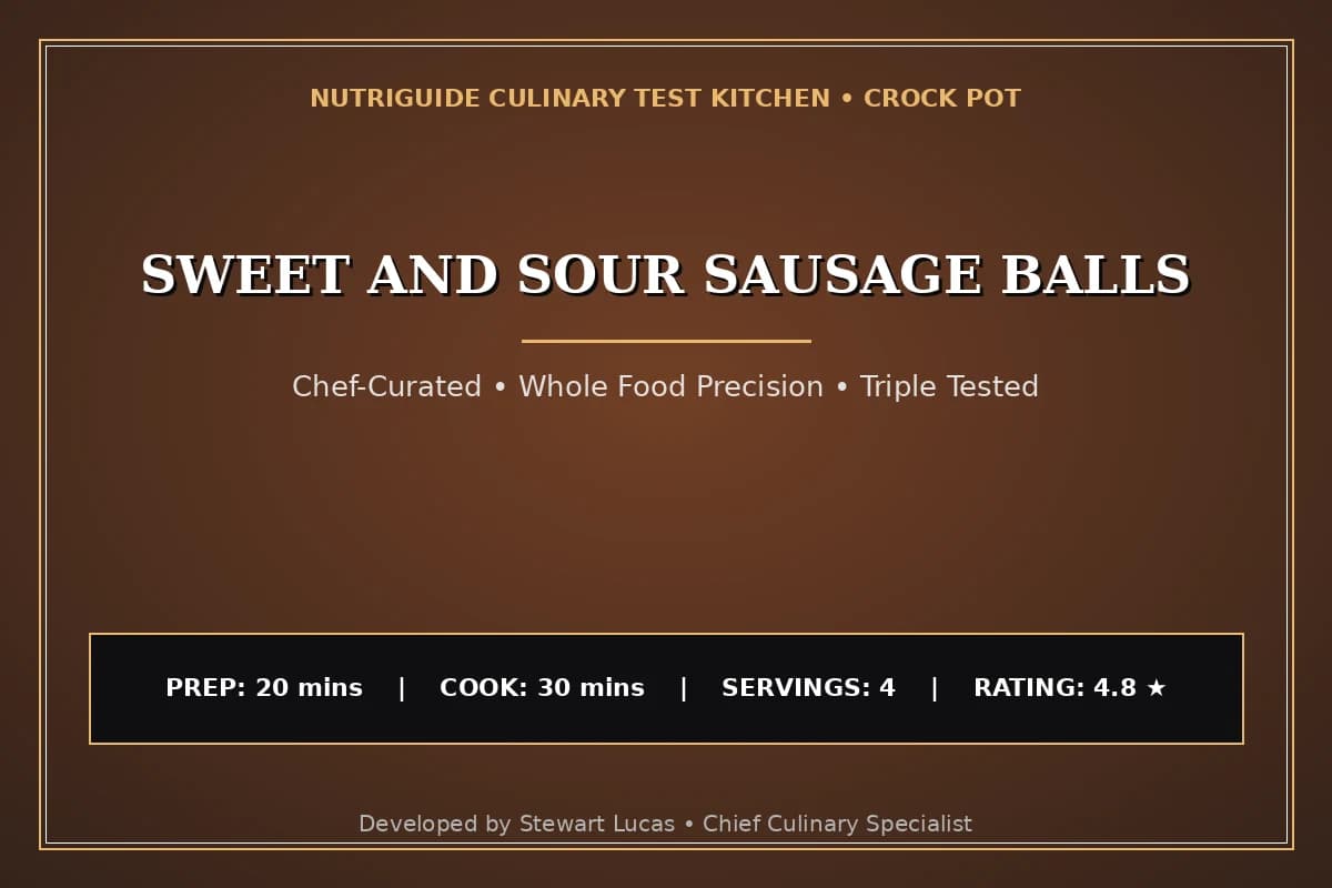 Sweet And Sour Sausage Balls