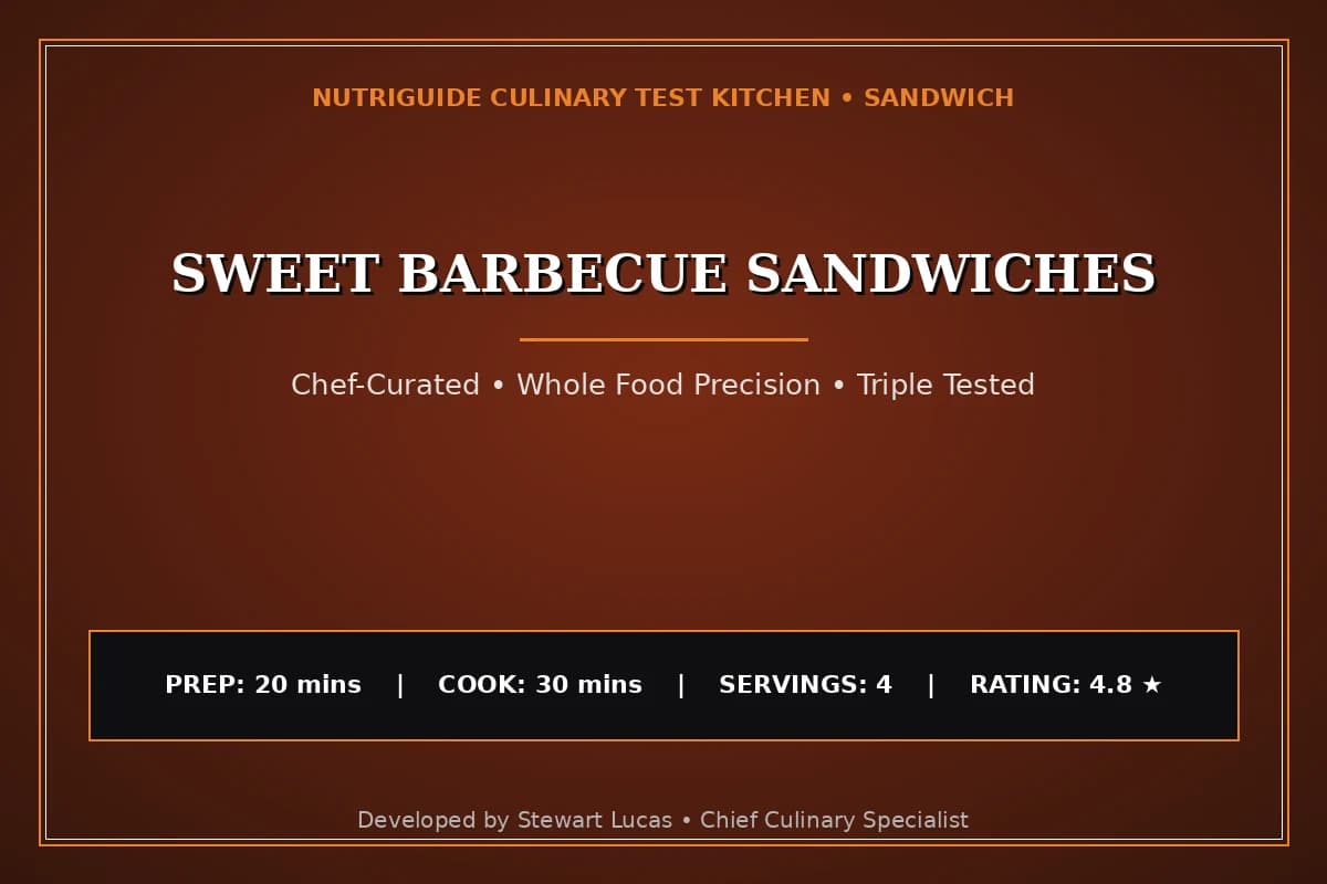 Sweet Barbecue Sandwiches