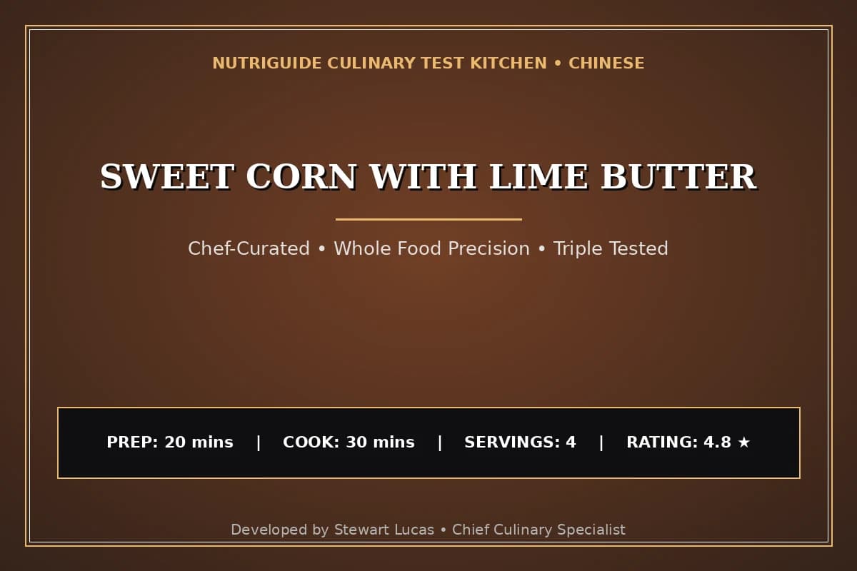 Sweet Corn With Lime Butter