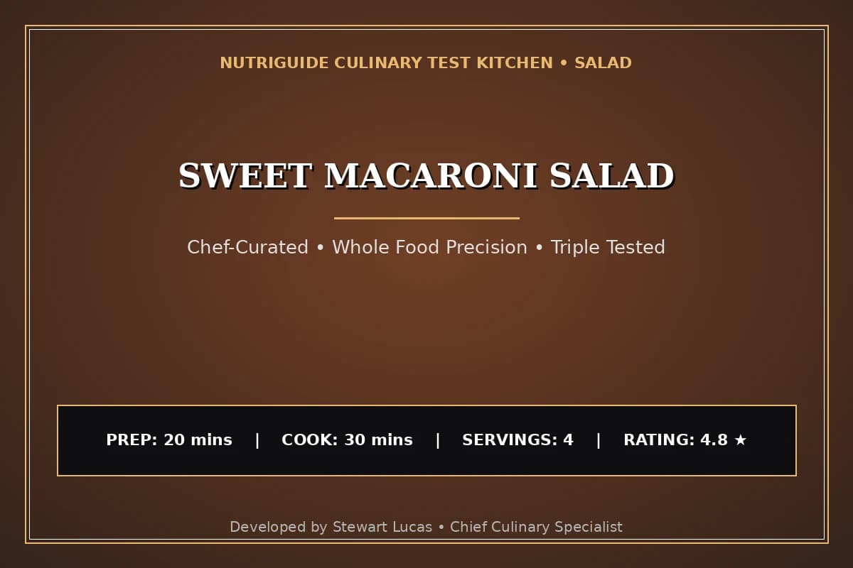 Sweet Macaroni Salad