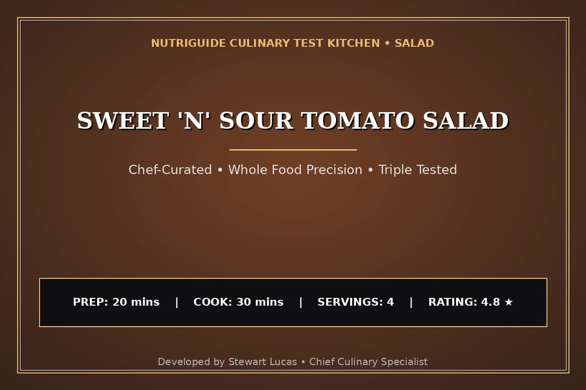 Sweet 'N' Sour Tomato Salad
