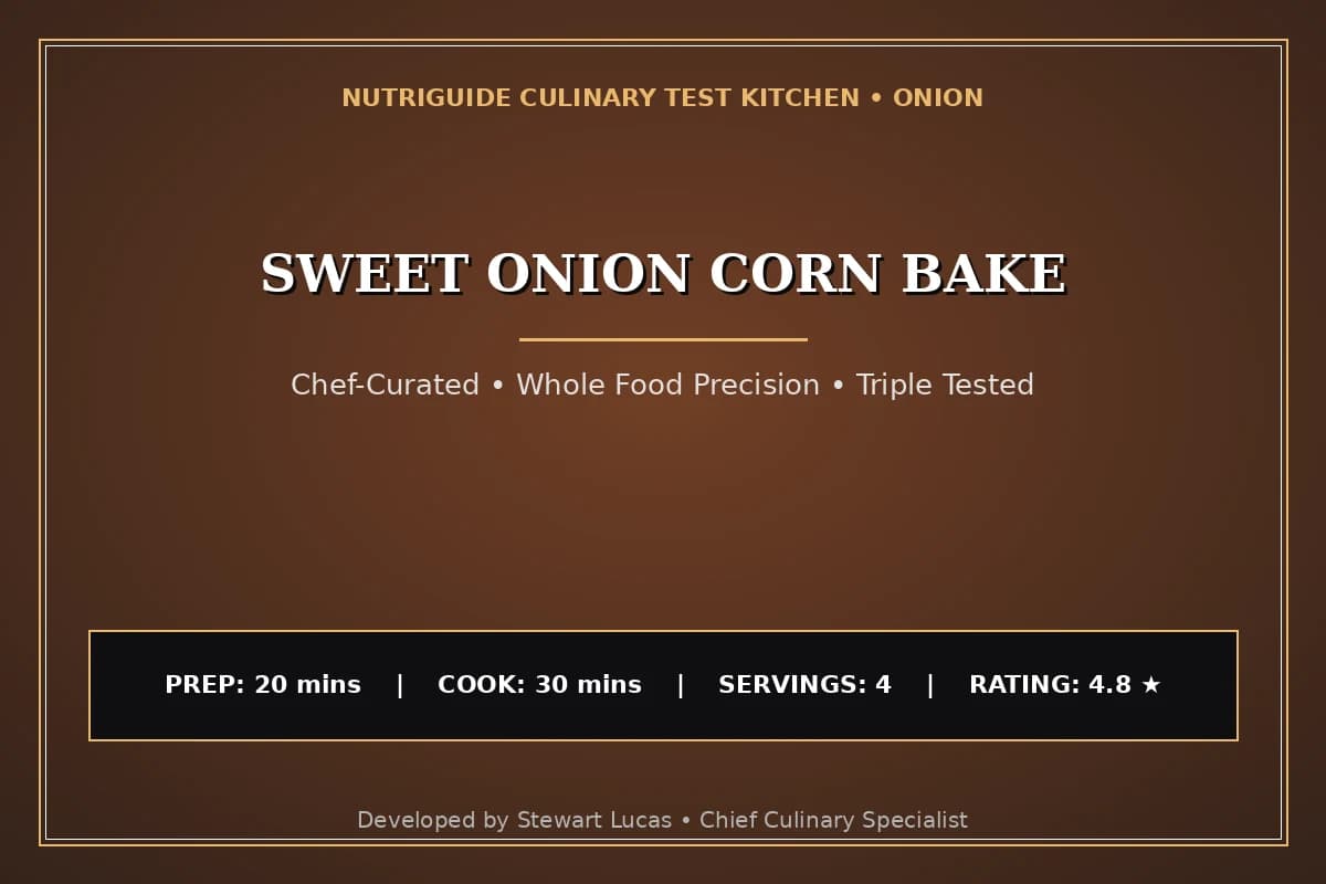Sweet Onion Corn Bake