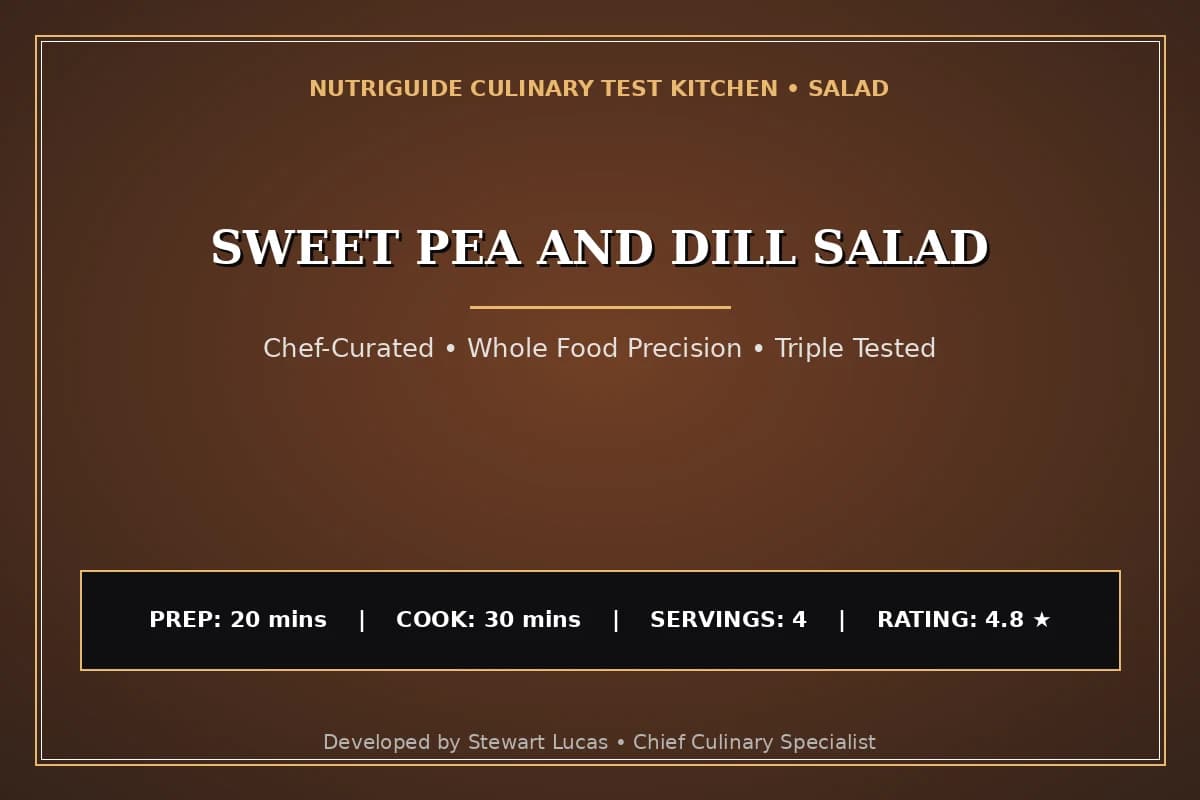 Sweet Pea And Dill Salad