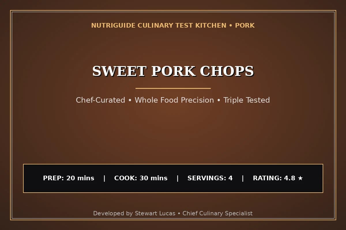 Sweet Pork Chops
