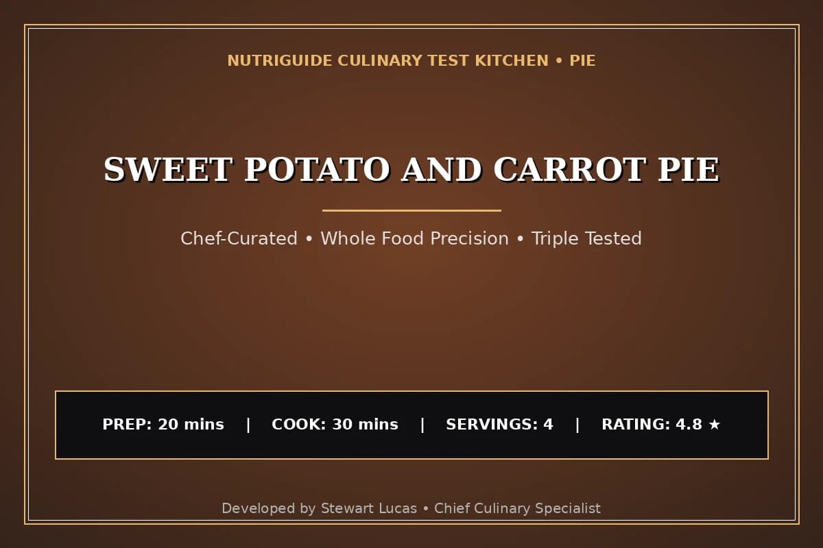 Sweet Potato And Carrot Pie