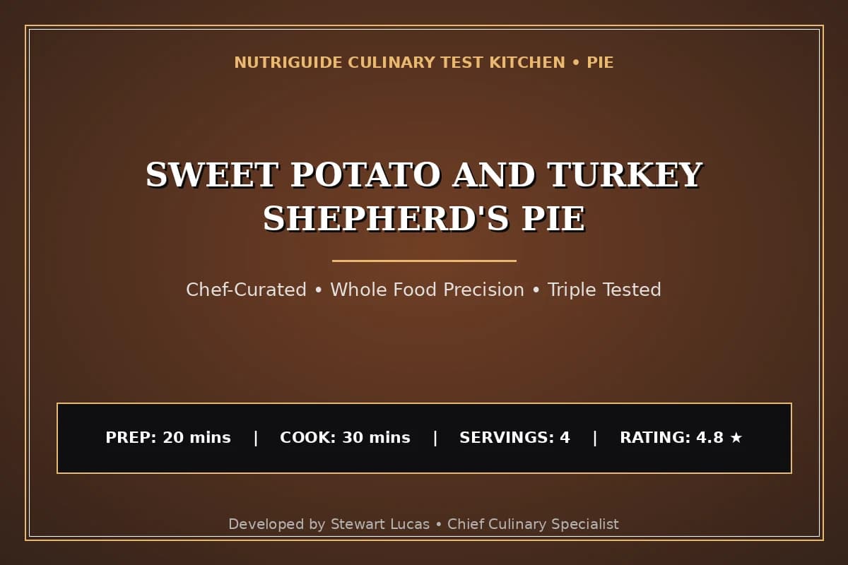 Sweet Potato And Turkey Shepherd'S Pie