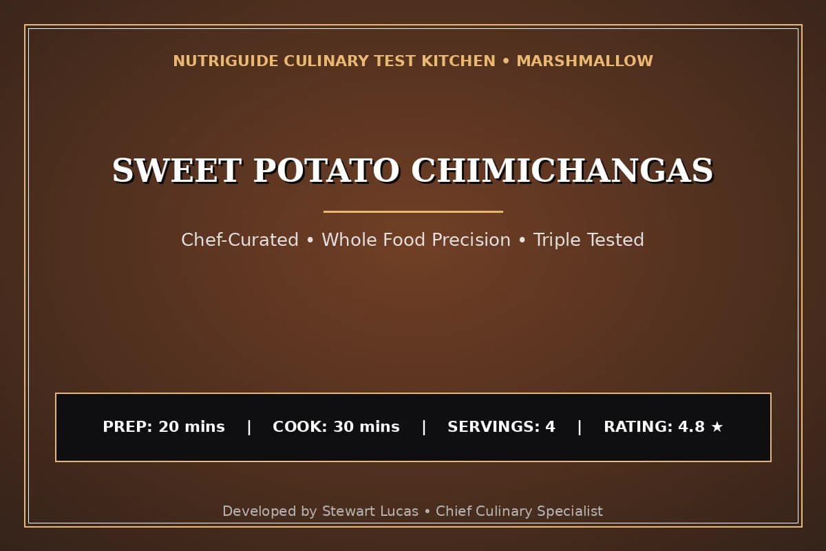 Sweet Potato Chimichangas
