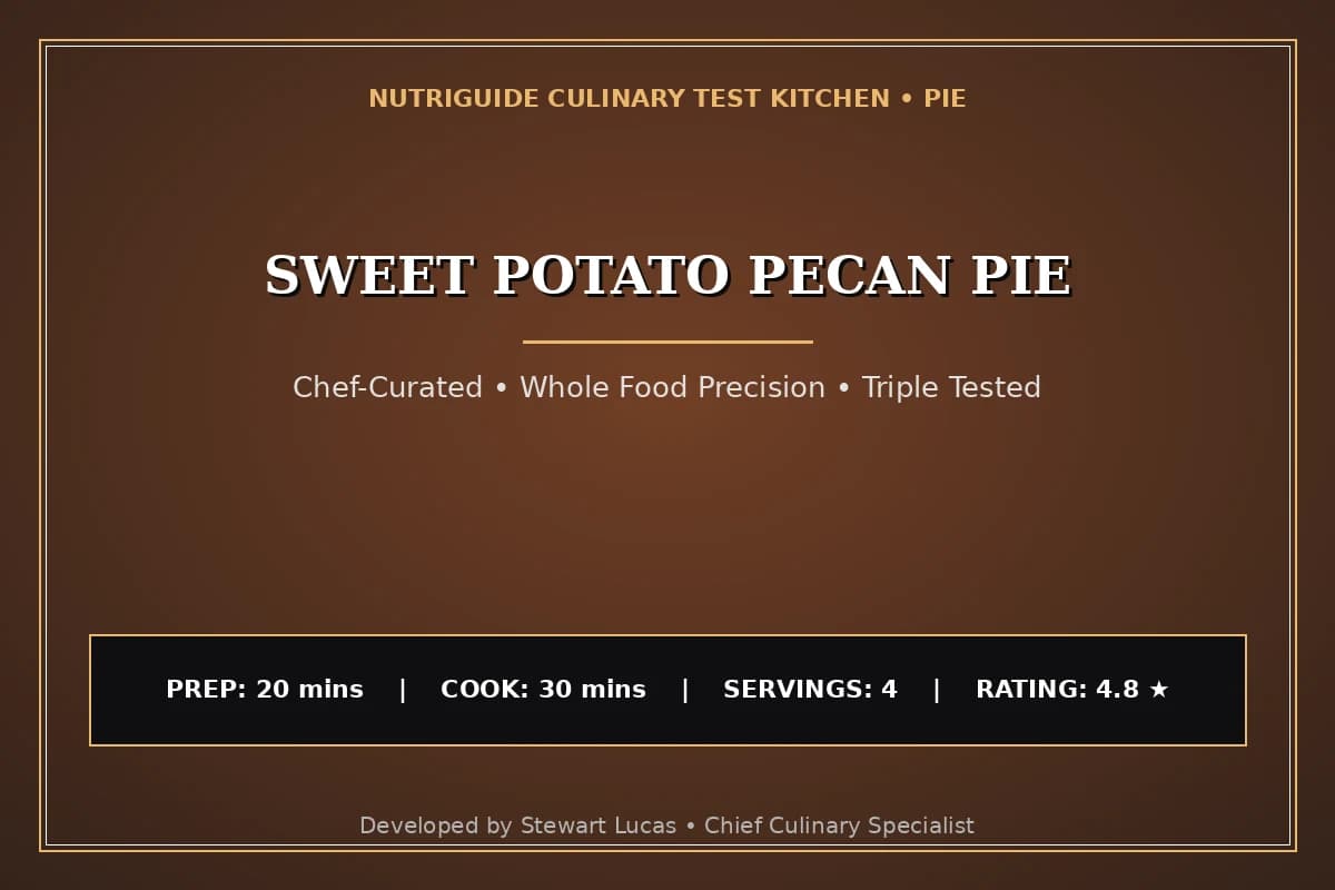 Sweet Potato Pecan Pie