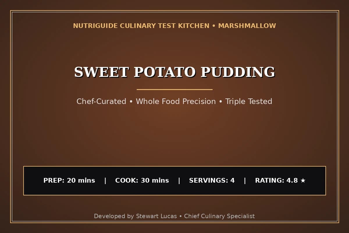 Sweet Potato Pudding