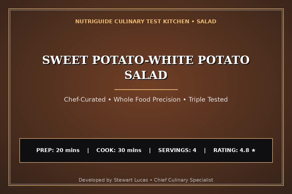 Sweet Potato-White Potato Salad