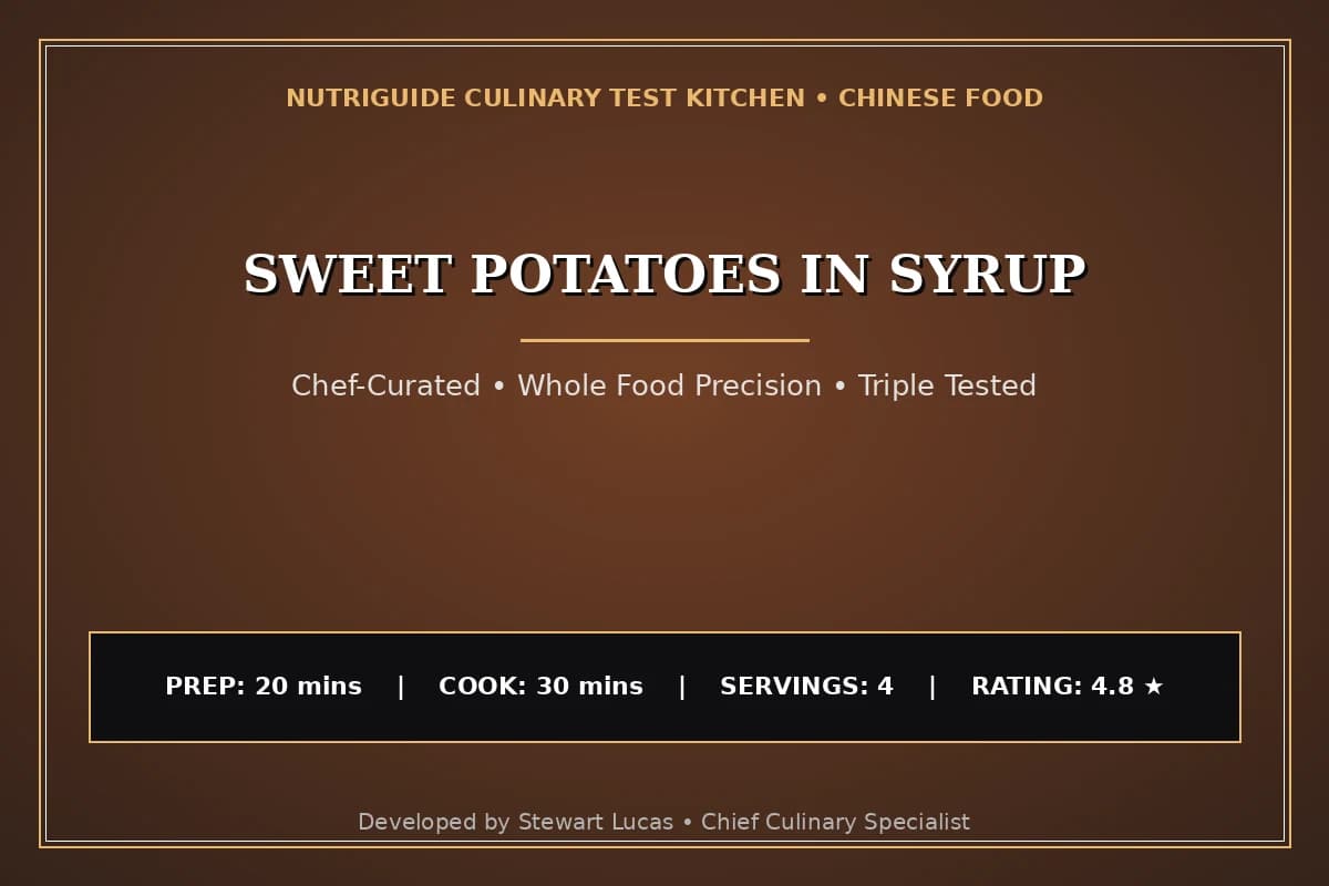 Sweet Potatoes In Syrup