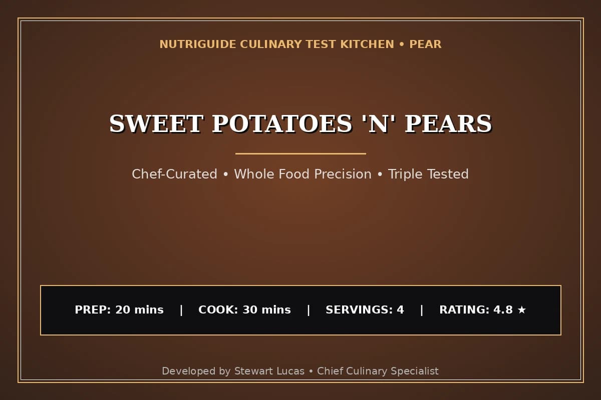 Sweet Potatoes 'N' Pears