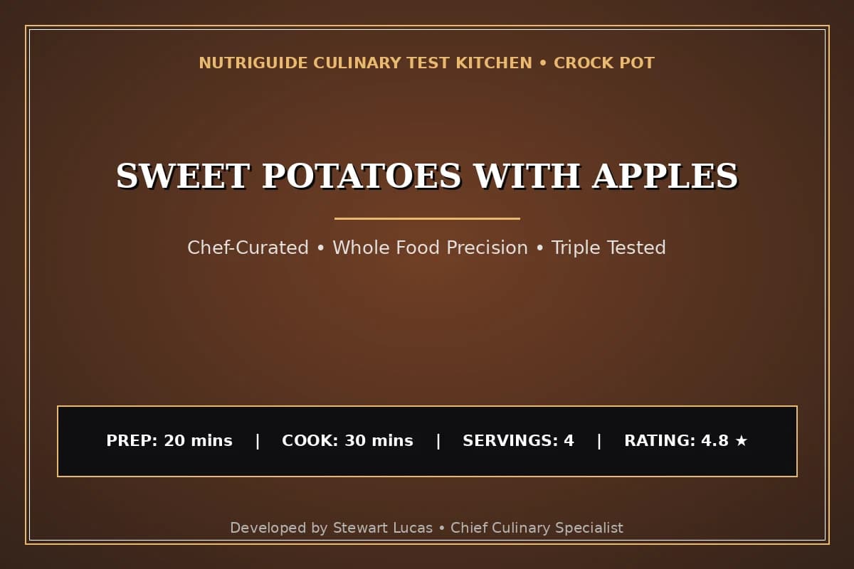 Sweet Potatoes With Apples