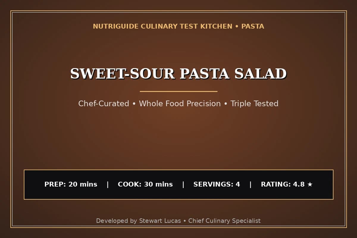 Sweet-Sour Pasta Salad