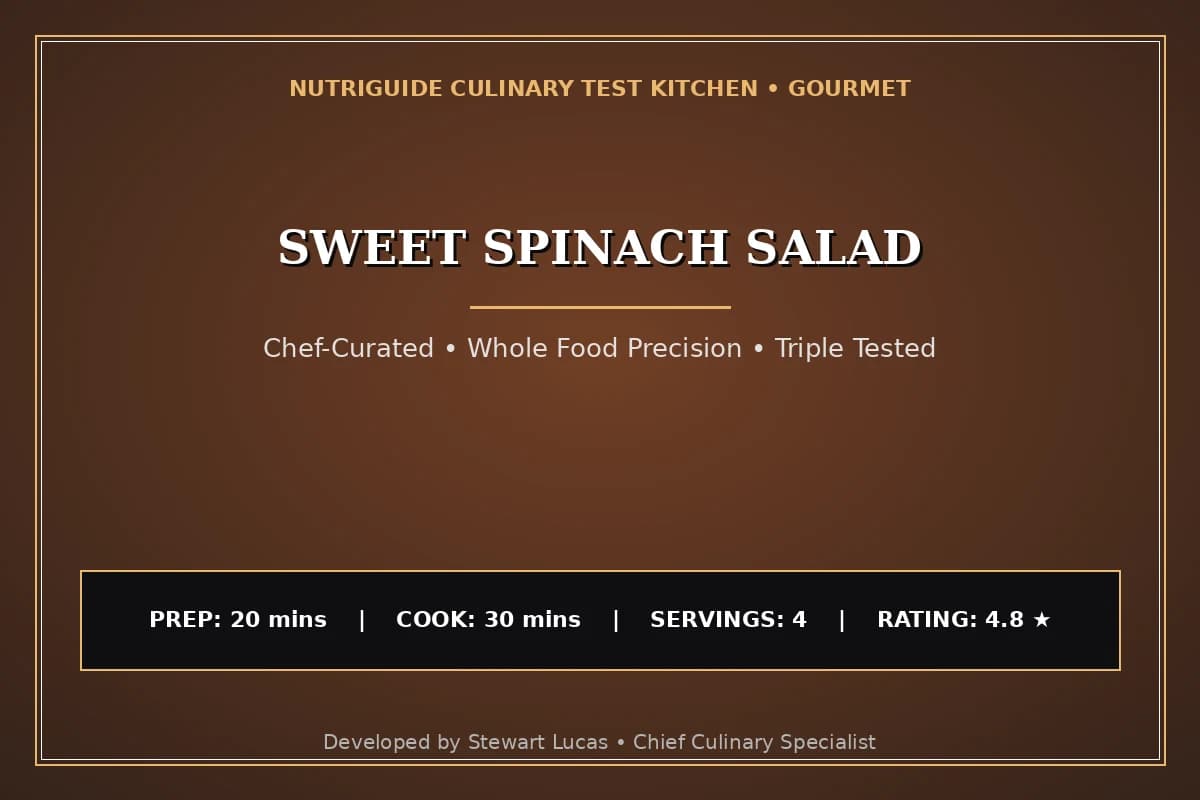 Sweet Spinach Salad