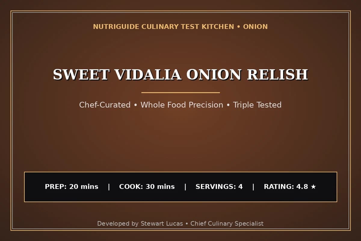 Sweet Vidalia Onion Relish