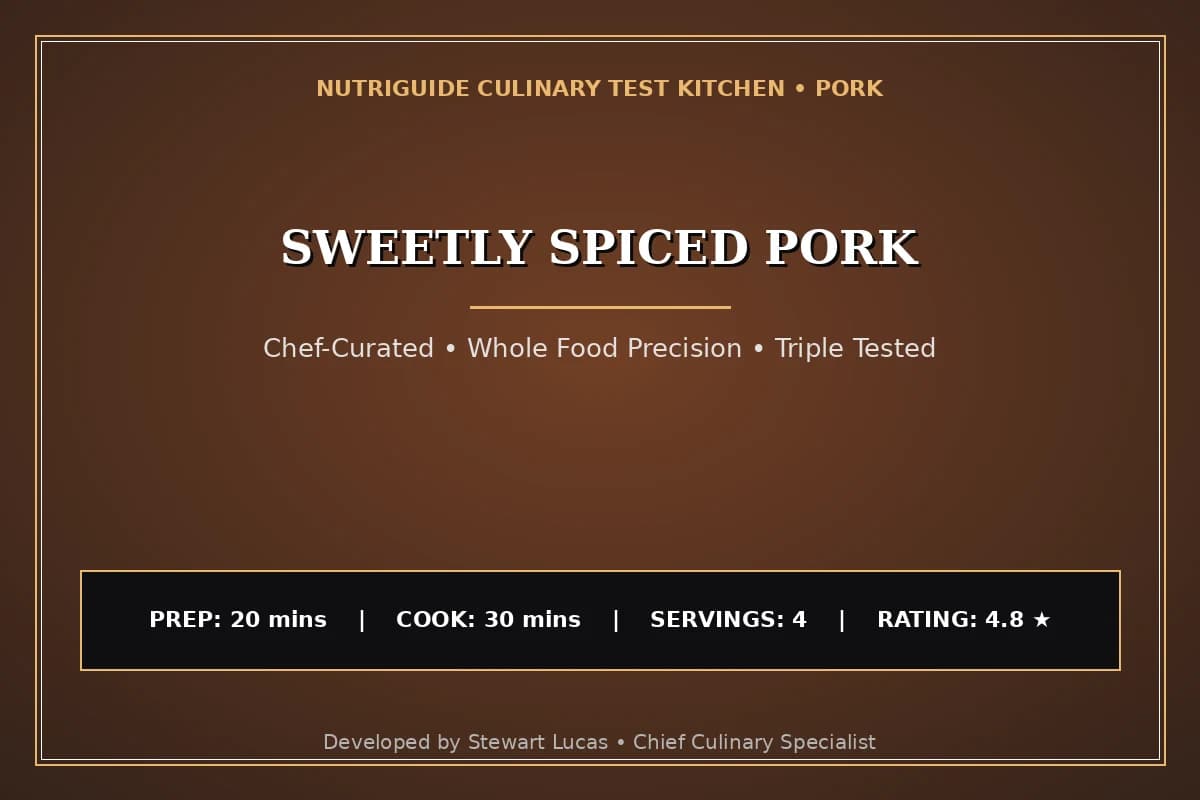 Sweetly Spiced Pork