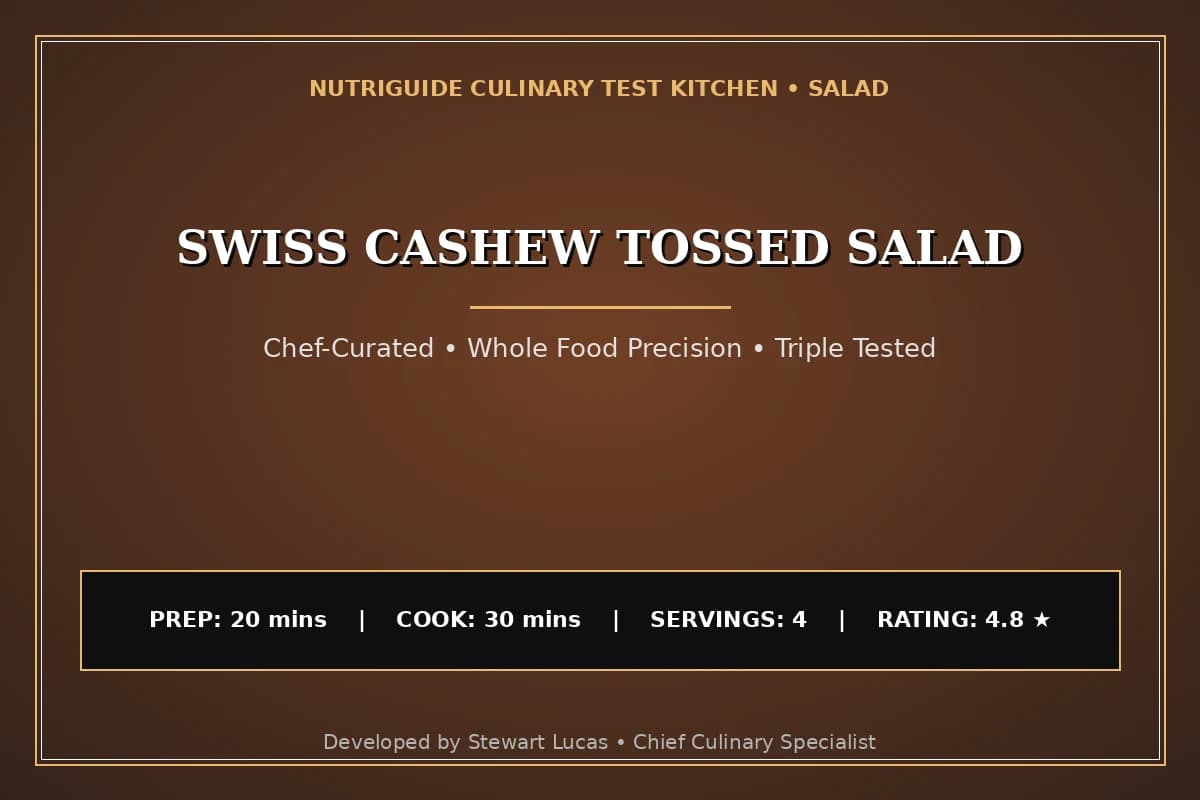 Swiss Cashew Tossed Salad