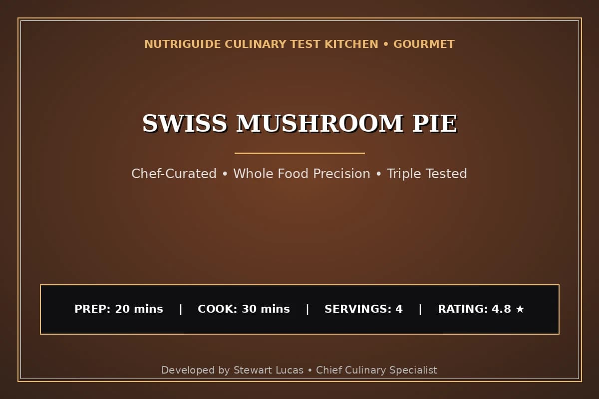 Swiss Mushroom Pie