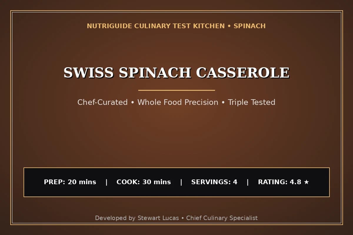Swiss Spinach Casserole