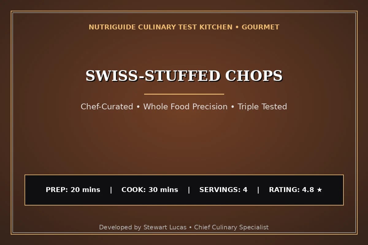 Swiss-Stuffed Chops