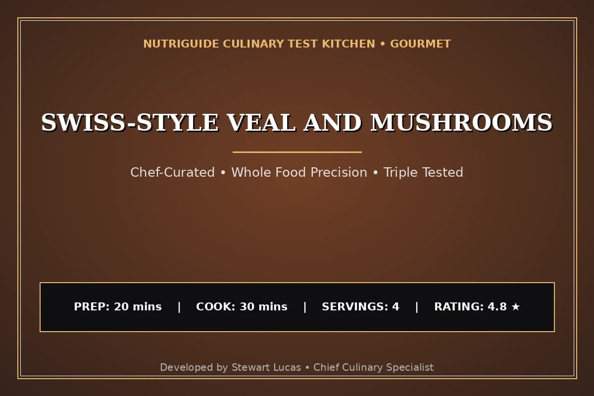 Swiss-Style Veal And Mushrooms