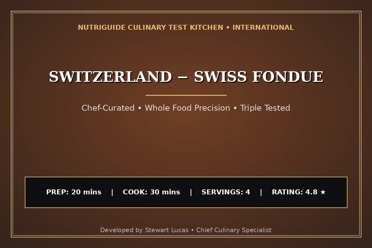 Switzerland − Swiss Fondue