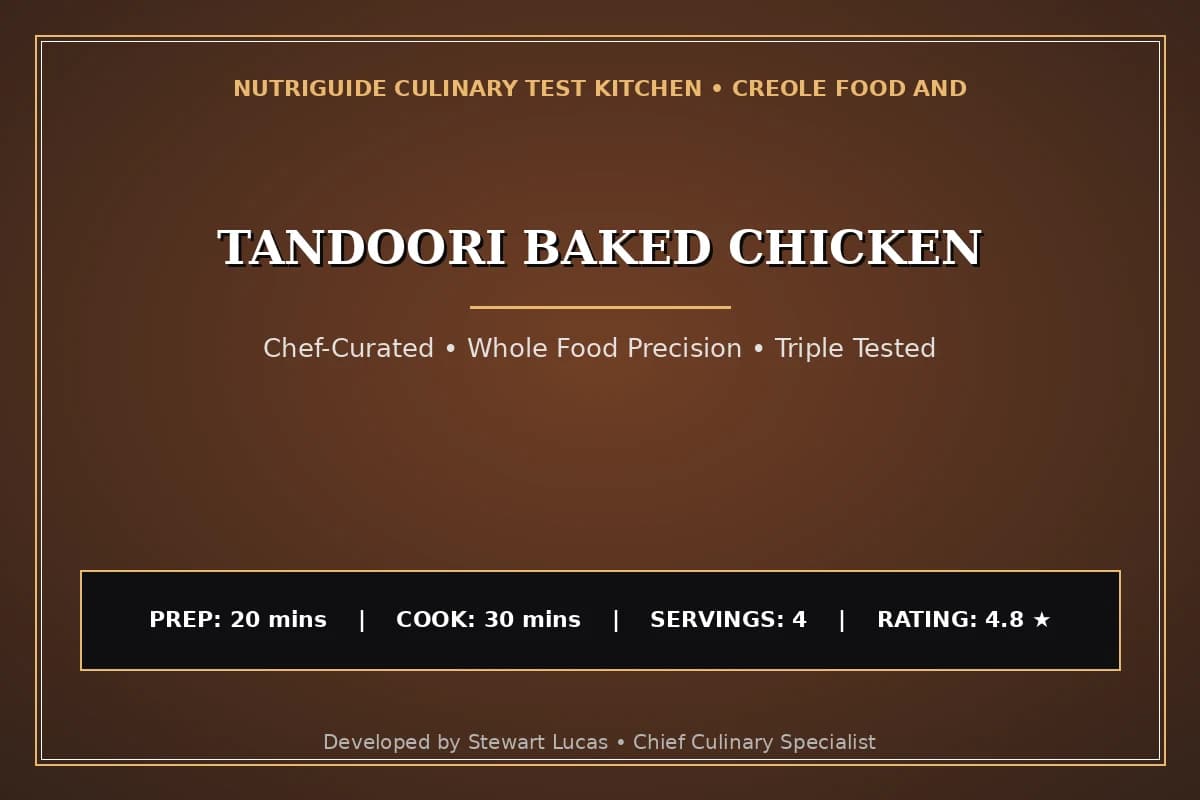 Tandoori Baked Chicken