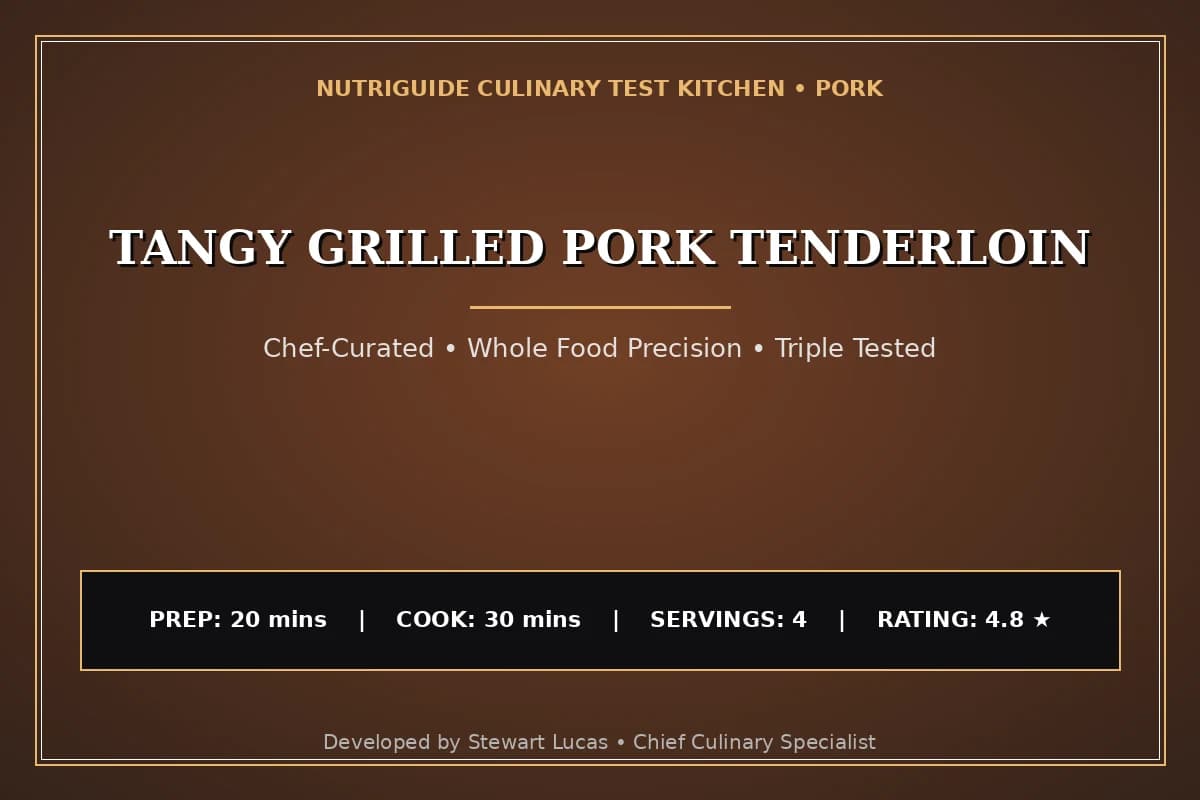 Tangy Grilled Pork Tenderloin