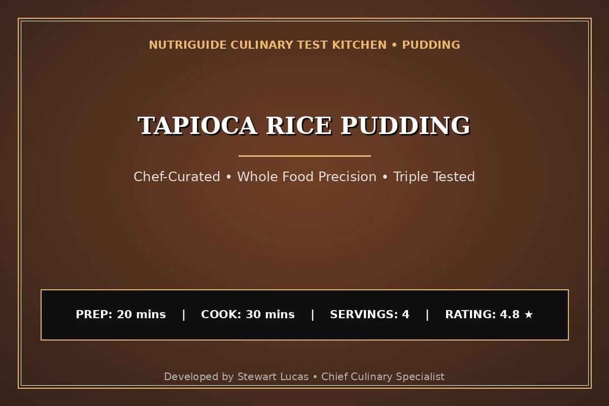 Tapioca Rice Pudding