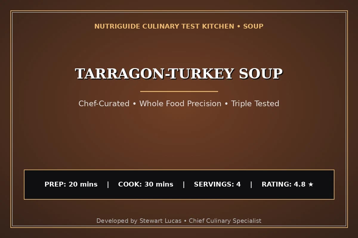 Tarragon-Turkey Soup