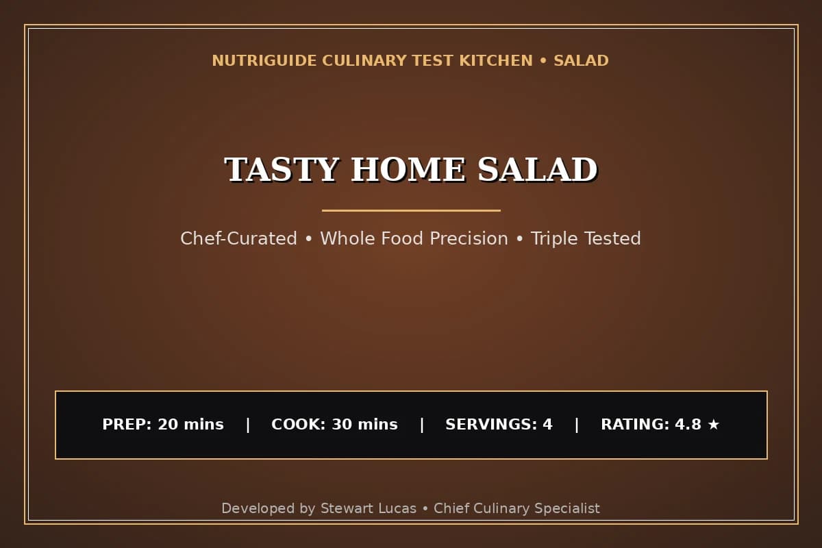 Tasty Home Salad