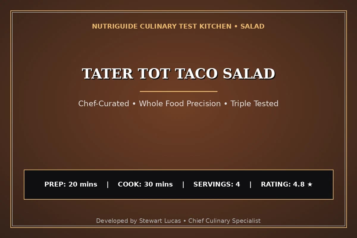 Tater Tot Taco Salad