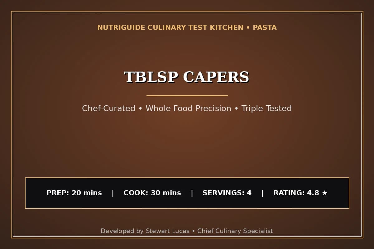 Tblsp Capers
