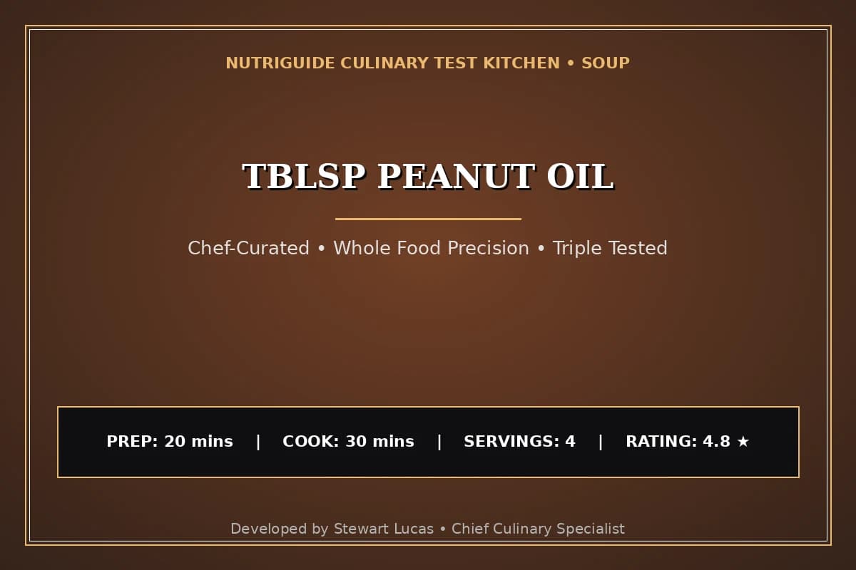 Tblsp Peanut Oil