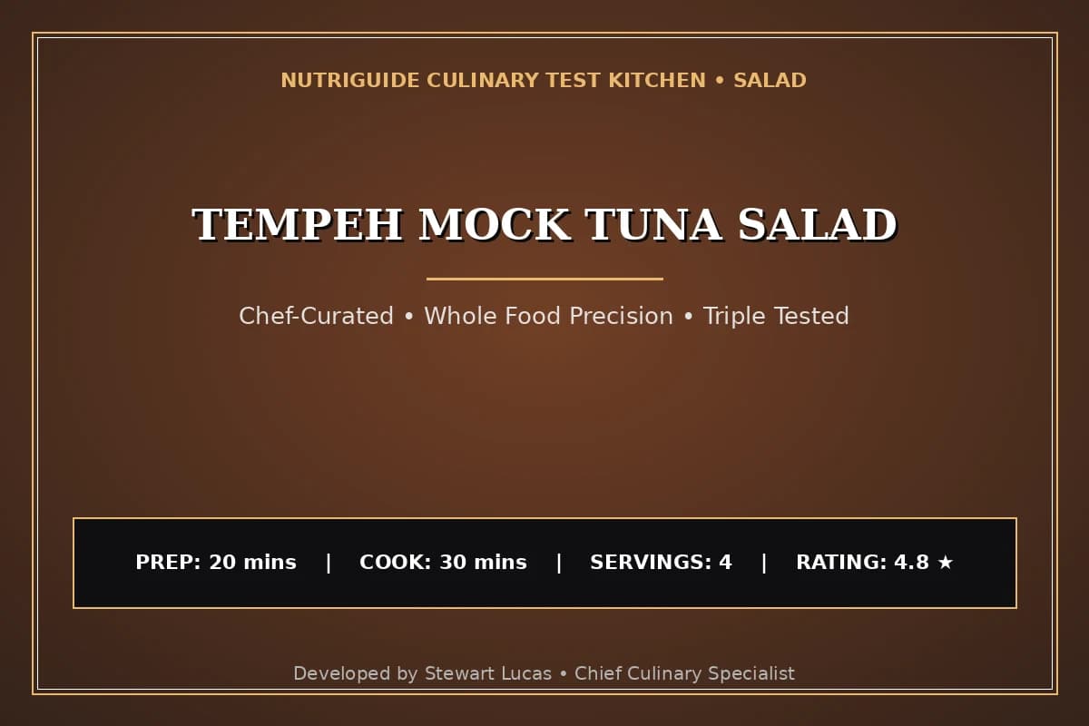 Tempeh Mock Tuna Salad