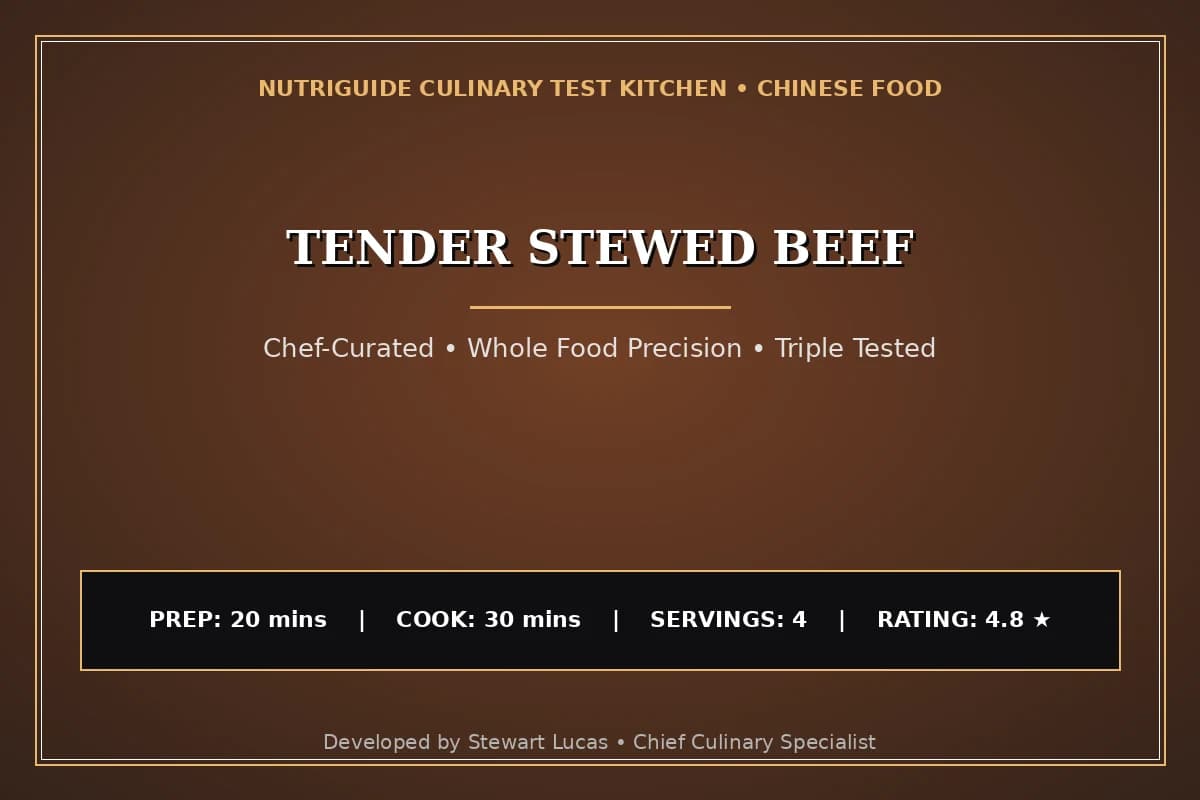 Tender Stewed Beef