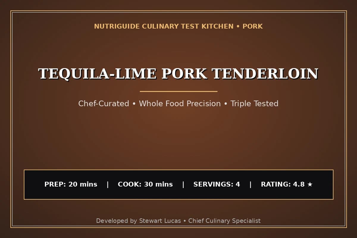 Tequila-Lime Pork Tenderloin