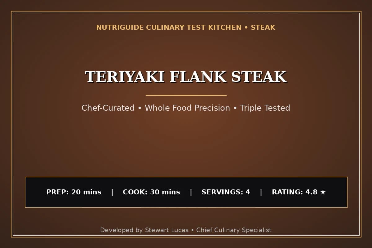 Teriyaki Flank Steak