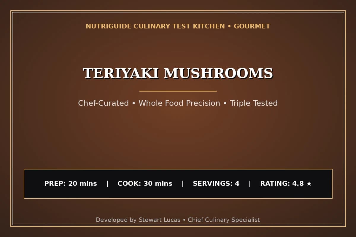 Teriyaki Mushrooms