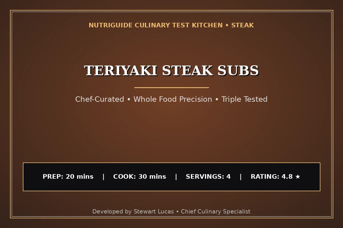 Teriyaki Steak Subs