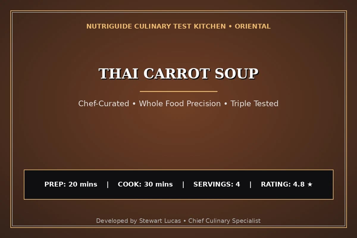 Thai Carrot Soup
