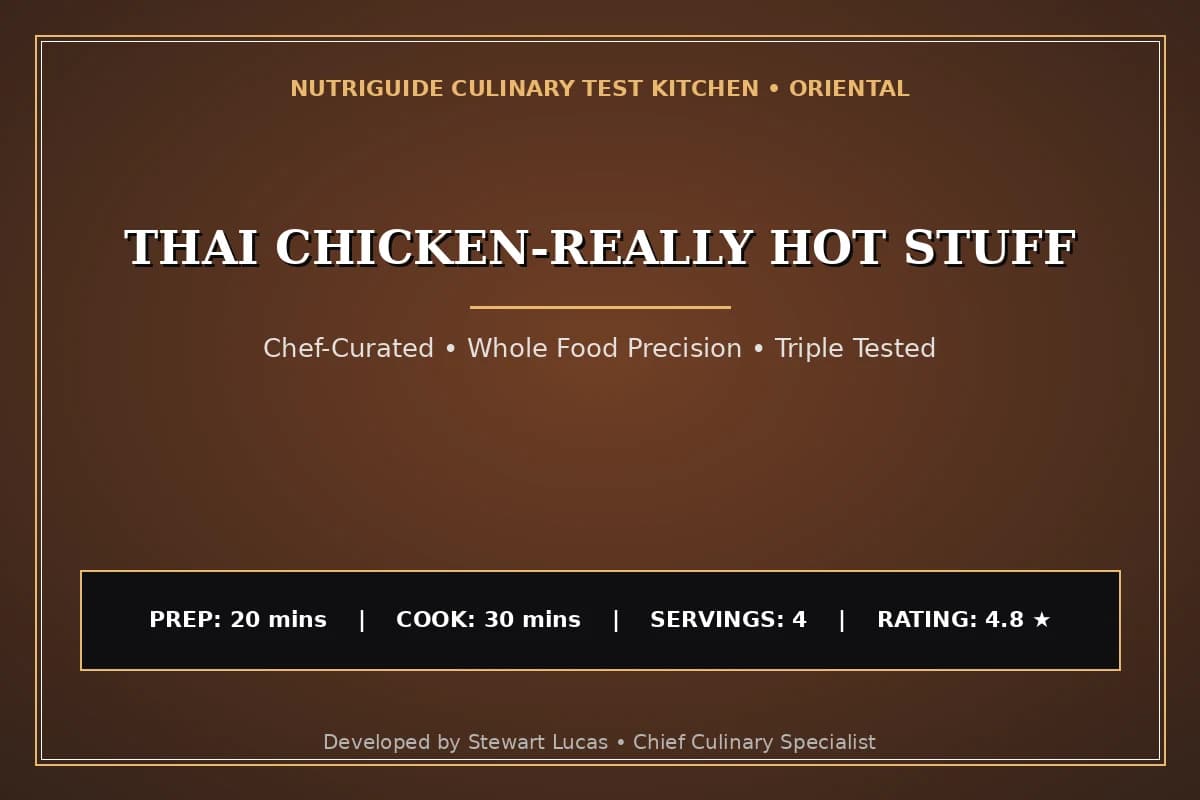 Thai Chicken-Really Hot Stuff